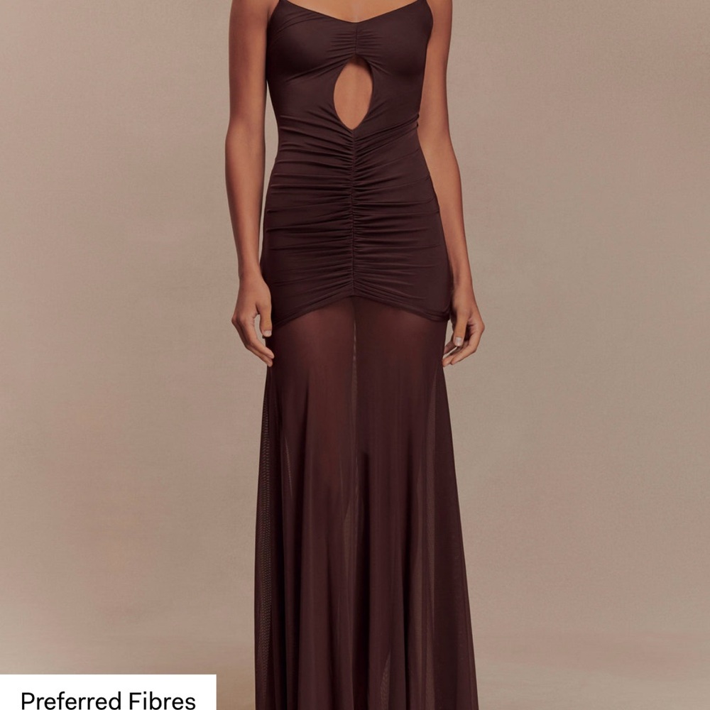 Gorgeous Meshki Brown Evening Dress